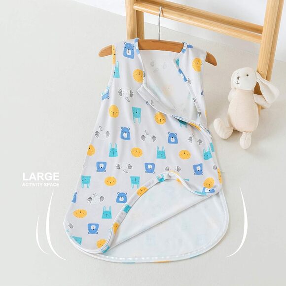 NWT Chuchu Puff Sleeveless Side Inverted Zipper Baby Sleeping Sack Size 18-24M - Picture 3 of 8